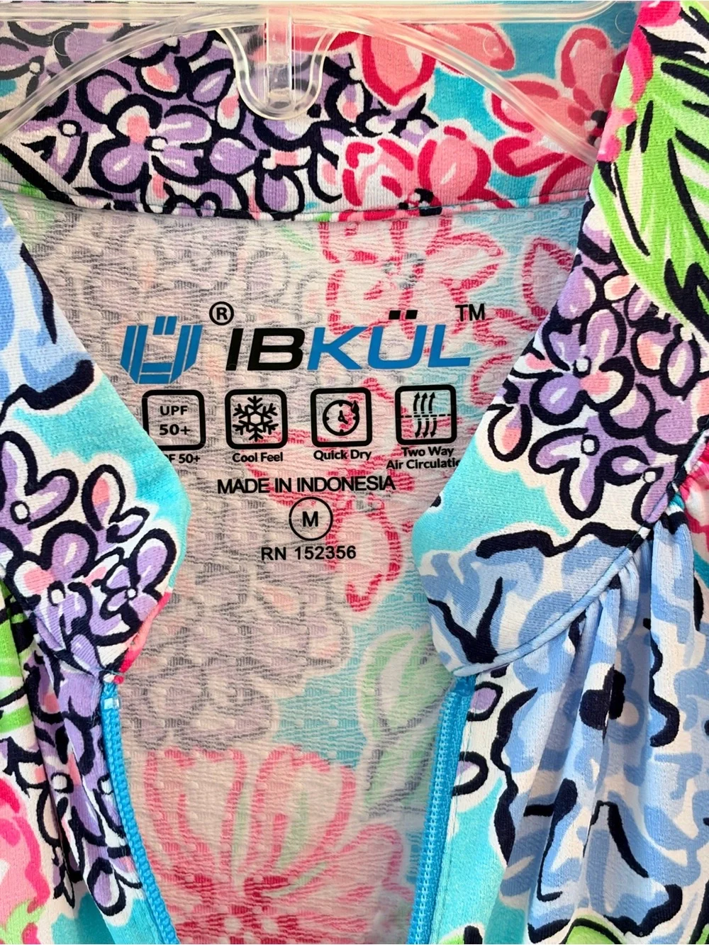 IBKUL Larisa Floral Drawstring Sleeveless Golf Dress Size M - Picture 3 of 6